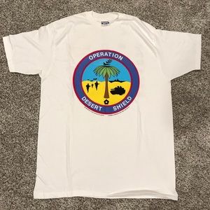 Hanes Single Stitch 1990 Operation Desert Shield